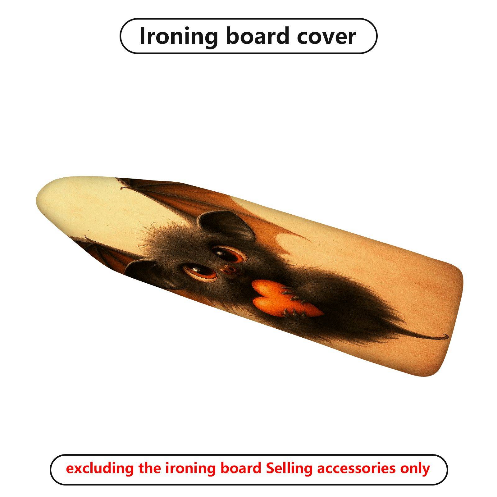 1-Piece Cute Bat Halloween Fantasy  Ironing Board Cover, Universal Size, Without Board