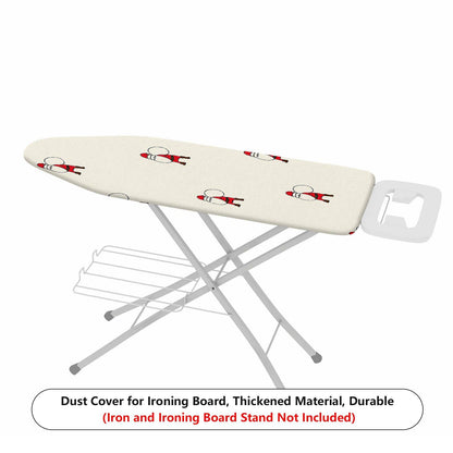 1-Piece Christmas Santa Claus  Ironing Board Cover, Universal Size, Without Board