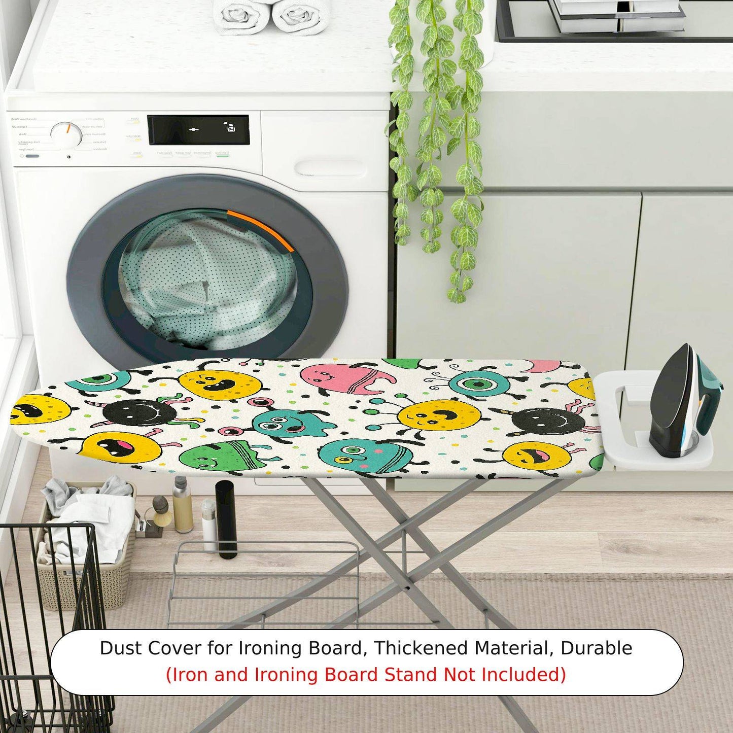 1-Piece Pattern Colorful Fun  Ironing Board Cover, Universal Size, Without Board