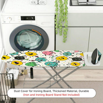 1-Piece Pattern Colorful Fun  Ironing Board Cover, Universal Size, Without Board