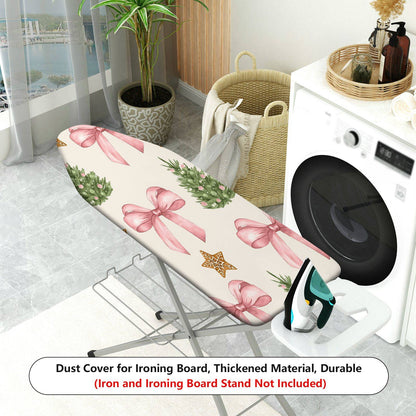 1-Piece Christmas Bow Tree Star  Ironing Board Cover, Universal Size, Without Board