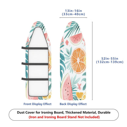 1-Piece Tropical Fruit Paradise Floral Pattern  Ironing Board Cover, Universal Size, Without Board