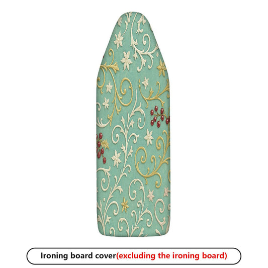 1-Piece Christmas Floral Berry  Ironing Board Cover, Universal Size, Without Board