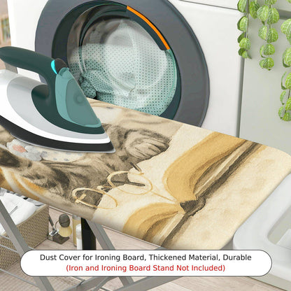 1-Piece Cat Cute Cozy  Ironing Board Cover, Universal Size, Without Board