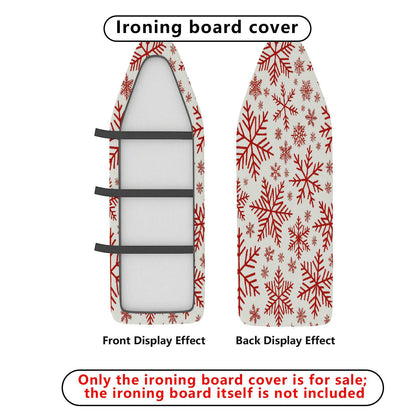 1-Piece Snowflake Christmas Festive  Ironing Board Cover, Universal Size, Without Board