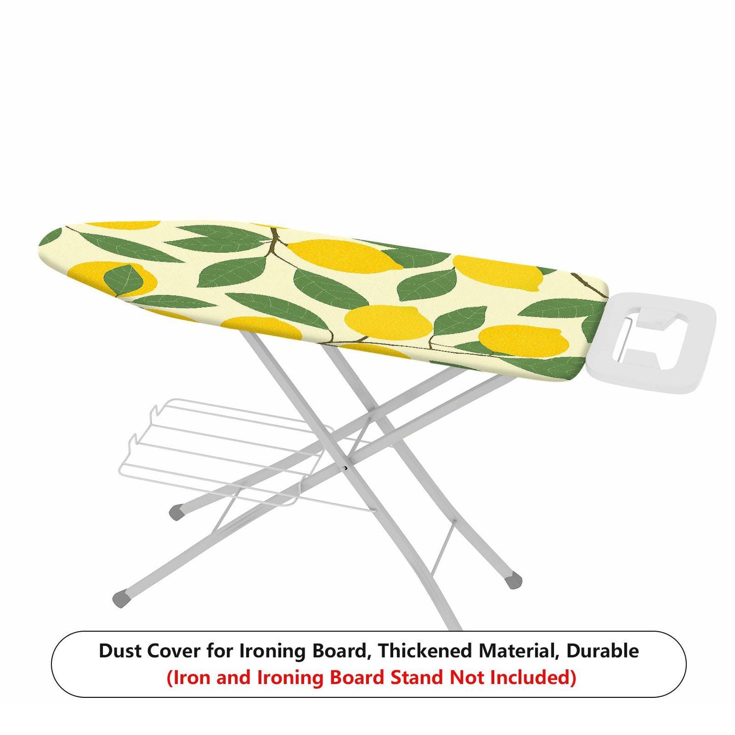 1-Piece Lemon Leaf Pattern Fruit Nature  Ironing Board Cover, Universal Size, Without Board