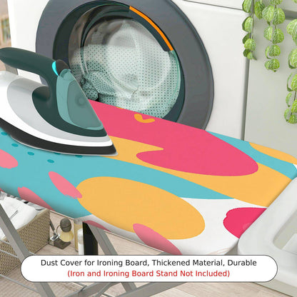 1-Piece Abstract Colorful Art Splash  Ironing Board Cover, Universal Size, Without Board