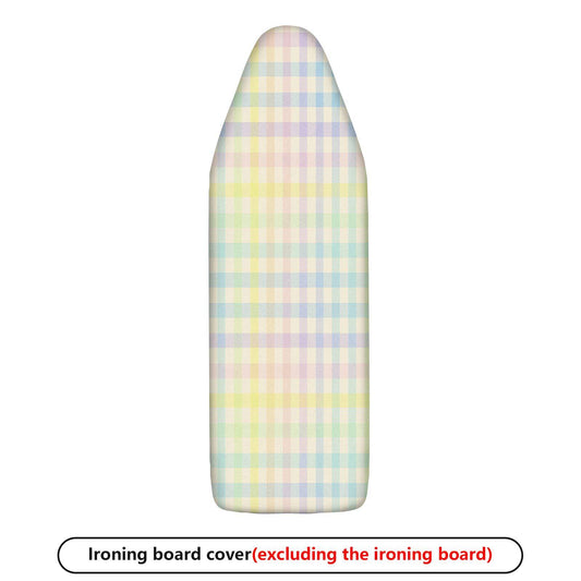 1-Piece Pastel Plaid Colorful Checkered Pattern  Ironing Board Cover, Universal Size, Without Board