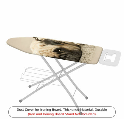 1-Piece Pug Dog Cute Animal  Ironing Board Cover, Universal Size, Without Board