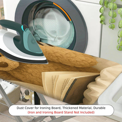 1-Piece Teddy Bear Cozy Cute  Ironing Board Cover, Universal Size, Without Board