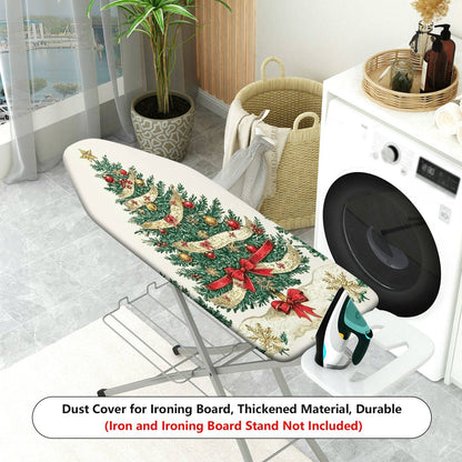 1-Piece Christmas Tree Festive Seasonal  Ironing Board Cover, Universal Size, Without Board