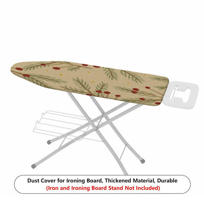 1-Piece Christmas Berry Pine Holiday  Ironing Board Cover, Universal Size, Without Board