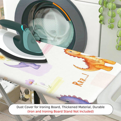 1-Piece Colorful Dinosaur  Cute  Ironing Board Cover, Universal Size, Without Board