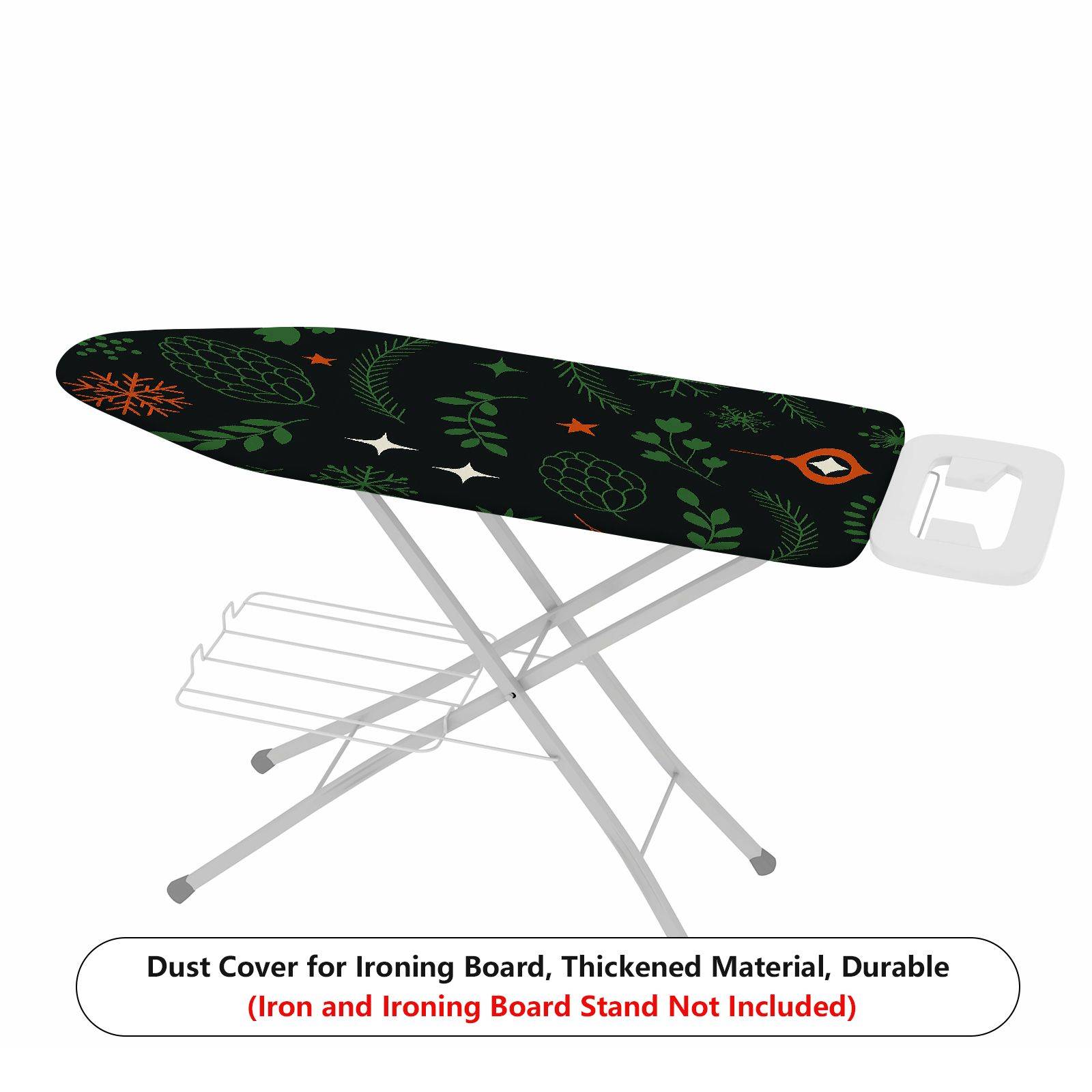 1-Piece Christmas Leaf Star  Ironing Board Cover, Universal Size, Without Board