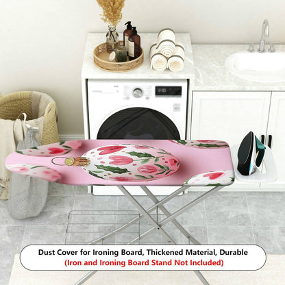1-Piece Christmas Floral Decorative  Ironing Board Cover, Universal Size, Without Board