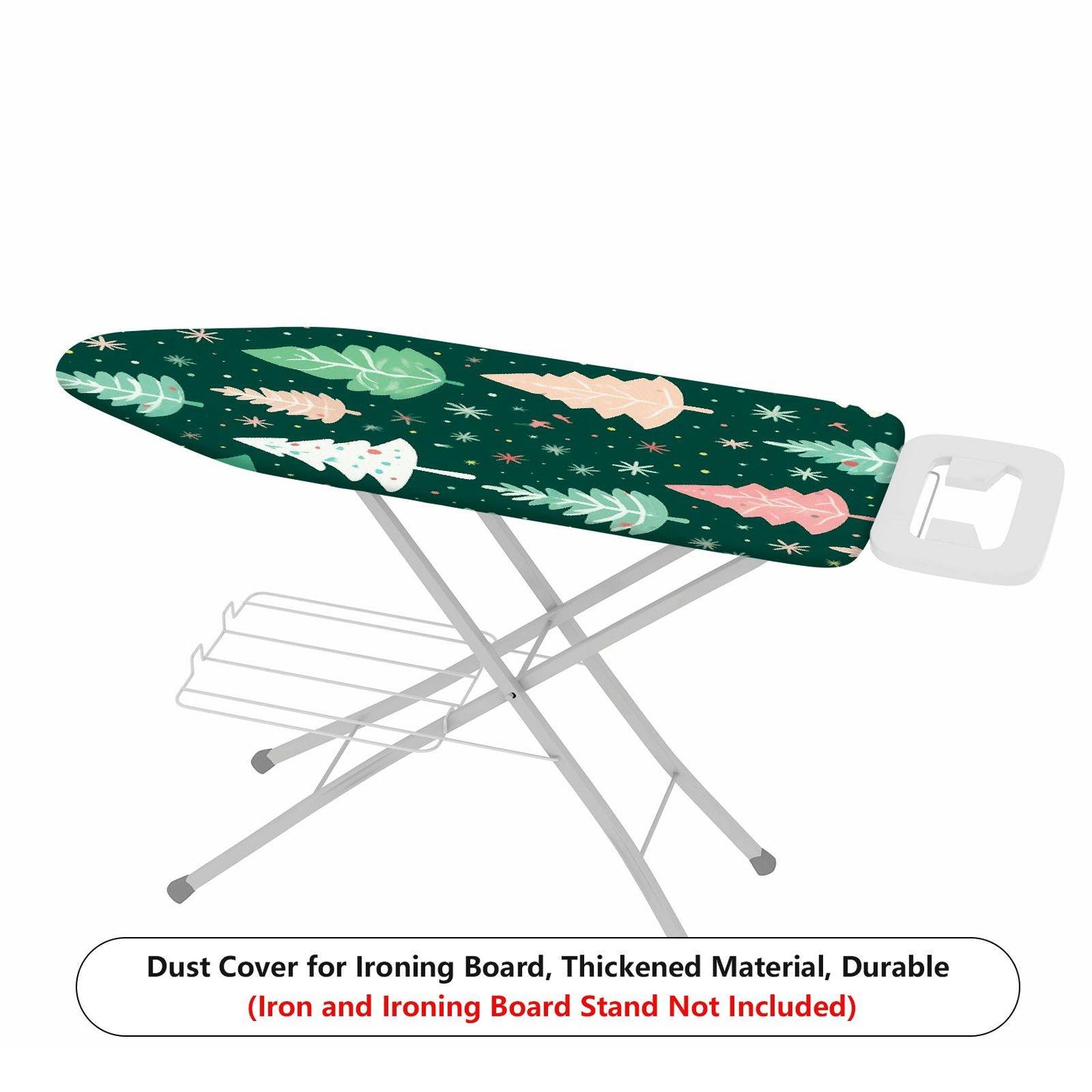 1-Piece Christmas Trees Forest Stars  Ironing Board Cover, Universal Size, Without Board