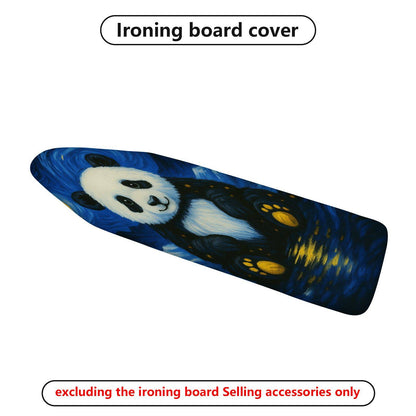 1-Piece Panda Starry Night Fun  Ironing Board Cover, Universal Size, Without Board