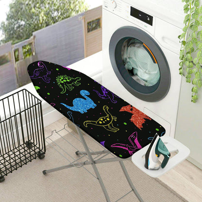 1-Piece Dinosaur Colorful Fun  Ironing Board Cover, Universal Size, Without Board