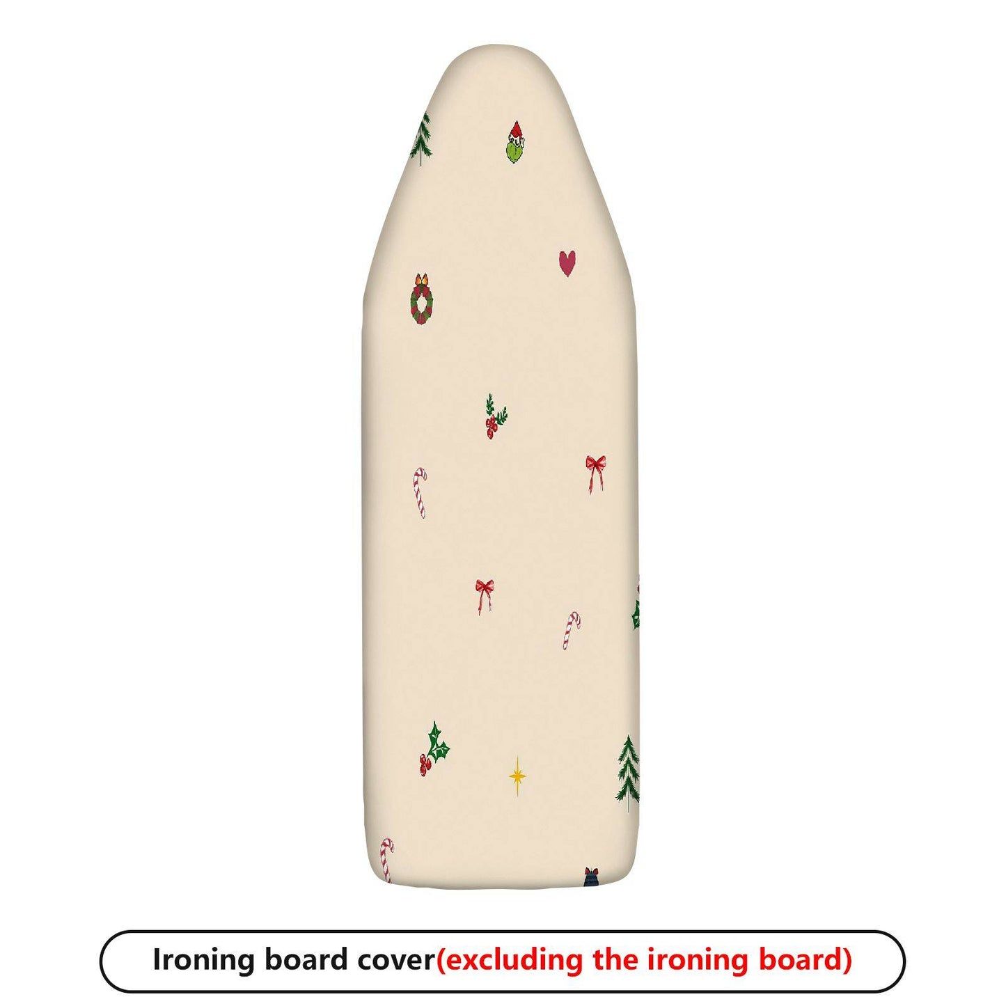 1-Piece Christmas Holiday Festive  Ironing Board Cover, Universal Size, Without Board