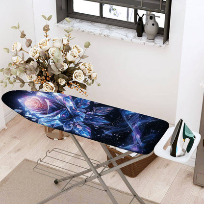 1-Piece Galaxy Crystal Rose Nebula  Ironing Board Cover, Universal Size, Without Board