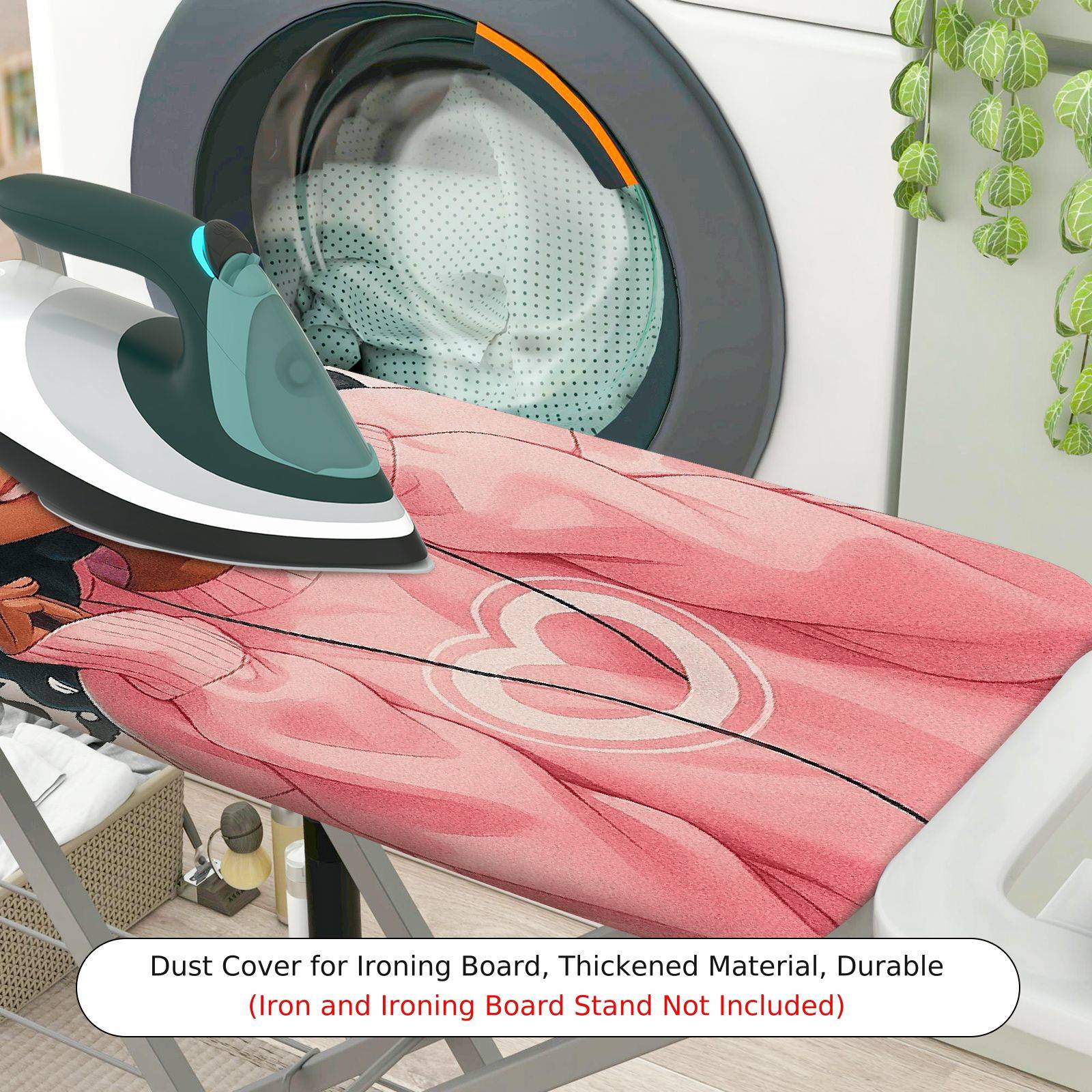 1-Piece Girl Music Fun  Ironing Board Cover, Universal Size, Without Board