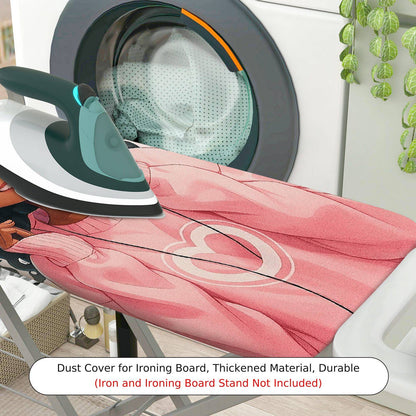1-Piece Girl Music Fun  Ironing Board Cover, Universal Size, Without Board