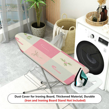 1-Piece Christmas Candy Cane Mistletoe Bow  Ironing Board Cover, Universal Size, Without Board