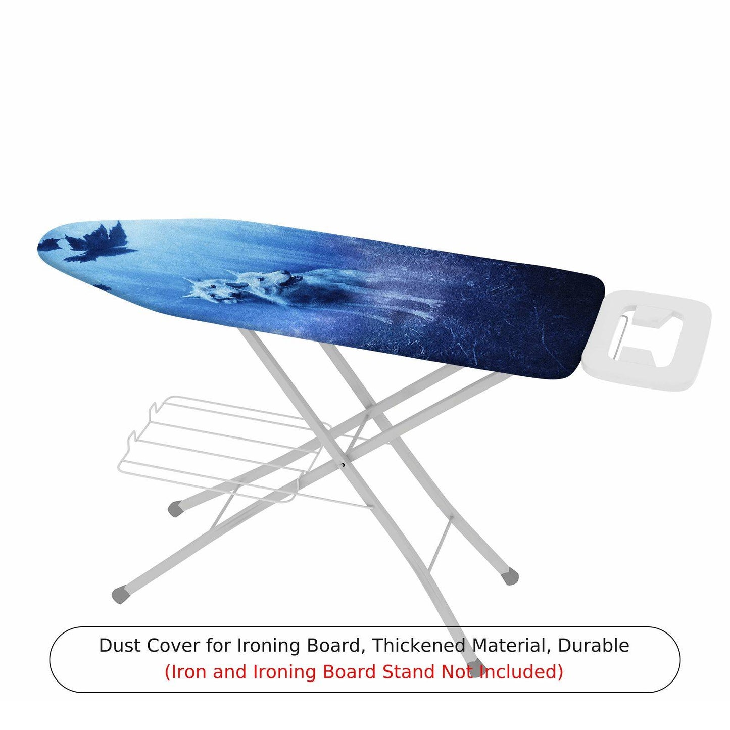 1-Piece Wolf Winter Nature  Ironing Board Cover, Universal Size, Without Board