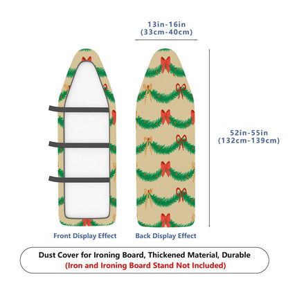 1-Piece Christmas Garland Ribbon  Ironing Board Cover, Universal Size, Without Board