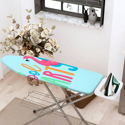 1-Piece Flamingo Colorful Fun  Ironing Board Cover, Universal Size, Without Board