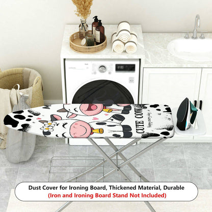 1-Piece Cute Cow  Fun  Ironing Board Cover, Universal Size, Without Board