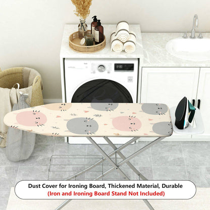 1-Piece Cat Heart Cute  Ironing Board Cover, Universal Size, Without Board