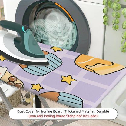 1-Piece Cute Animal Cupcake Star  Ironing Board Cover, Universal Size, Without Board