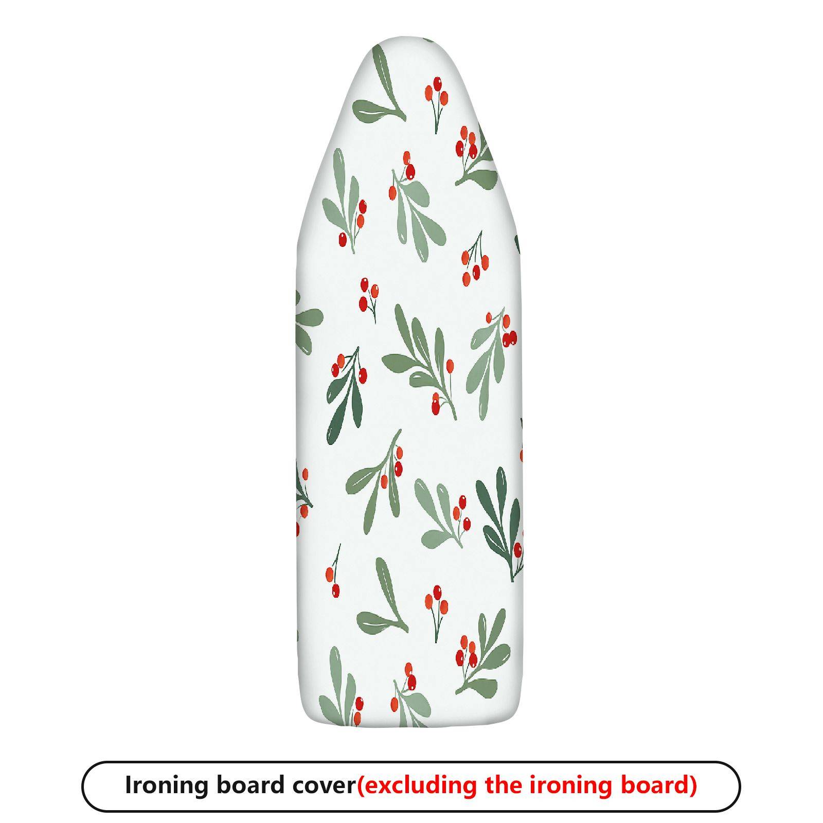 1-Piece Berry Leaf Christmas New Year  Ironing Board Cover, Universal Size, Without Board