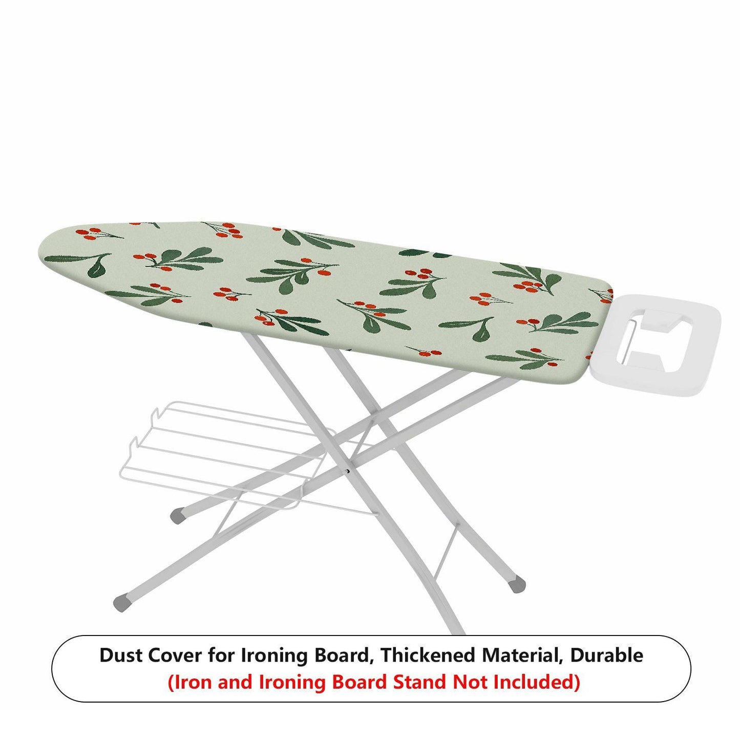 1-Piece Christmas Holiday Berry Printed  Ironing Board Cover, Universal Size, Without Board