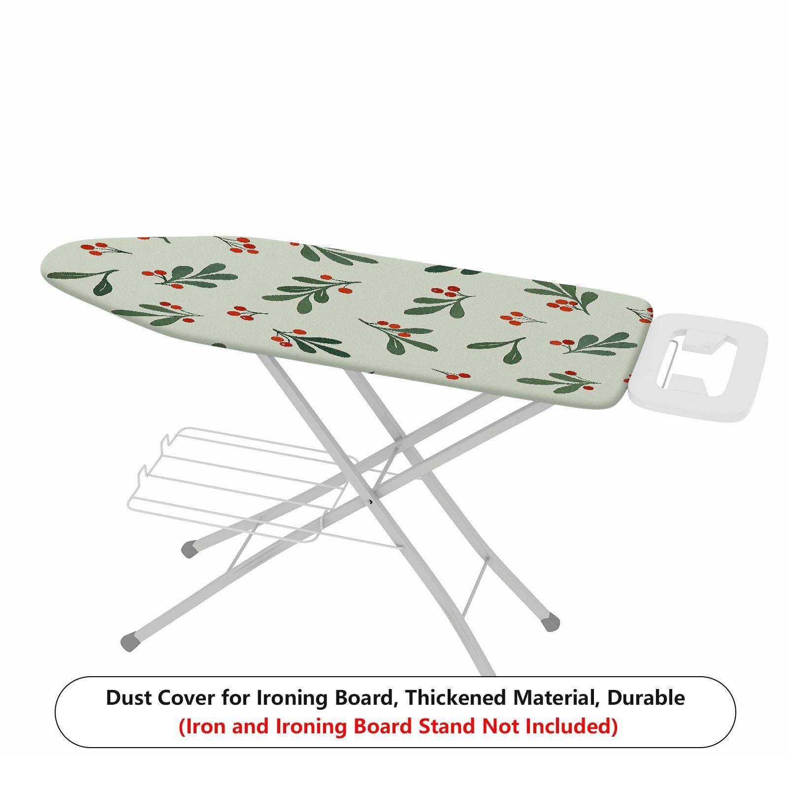 1-Piece Christmas Holiday Berry Printed  Ironing Board Cover, Universal Size, Without Board
