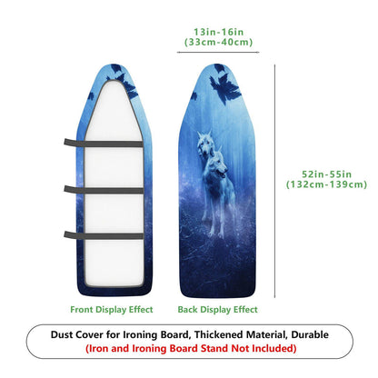 1-Piece Wolf Winter Nature  Ironing Board Cover, Universal Size, Without Board