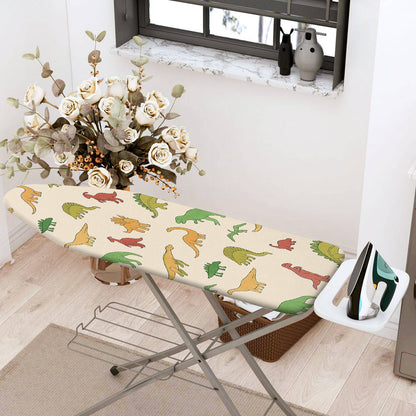 1-Piece Dinosaurs Colorful Fun  Ironing Board Cover, Universal Size, Without Board