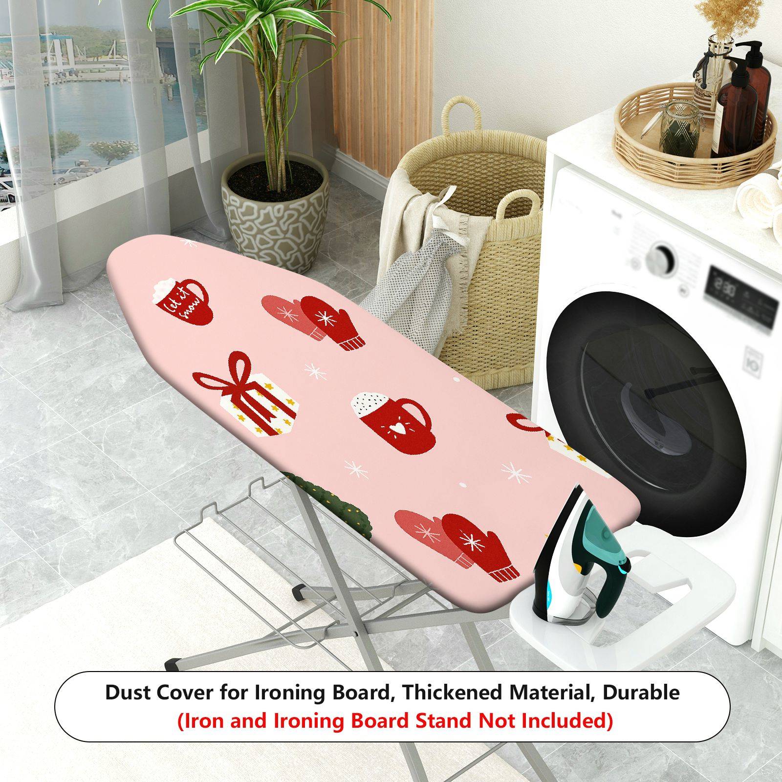 1-Piece Christmas Warm Mug Gift  Ironing Board Cover, Universal Size, Without Board