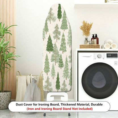 1-Piece Christmas Tree Forest Decor Nature  Ironing Board Cover, Universal Size, Without Board