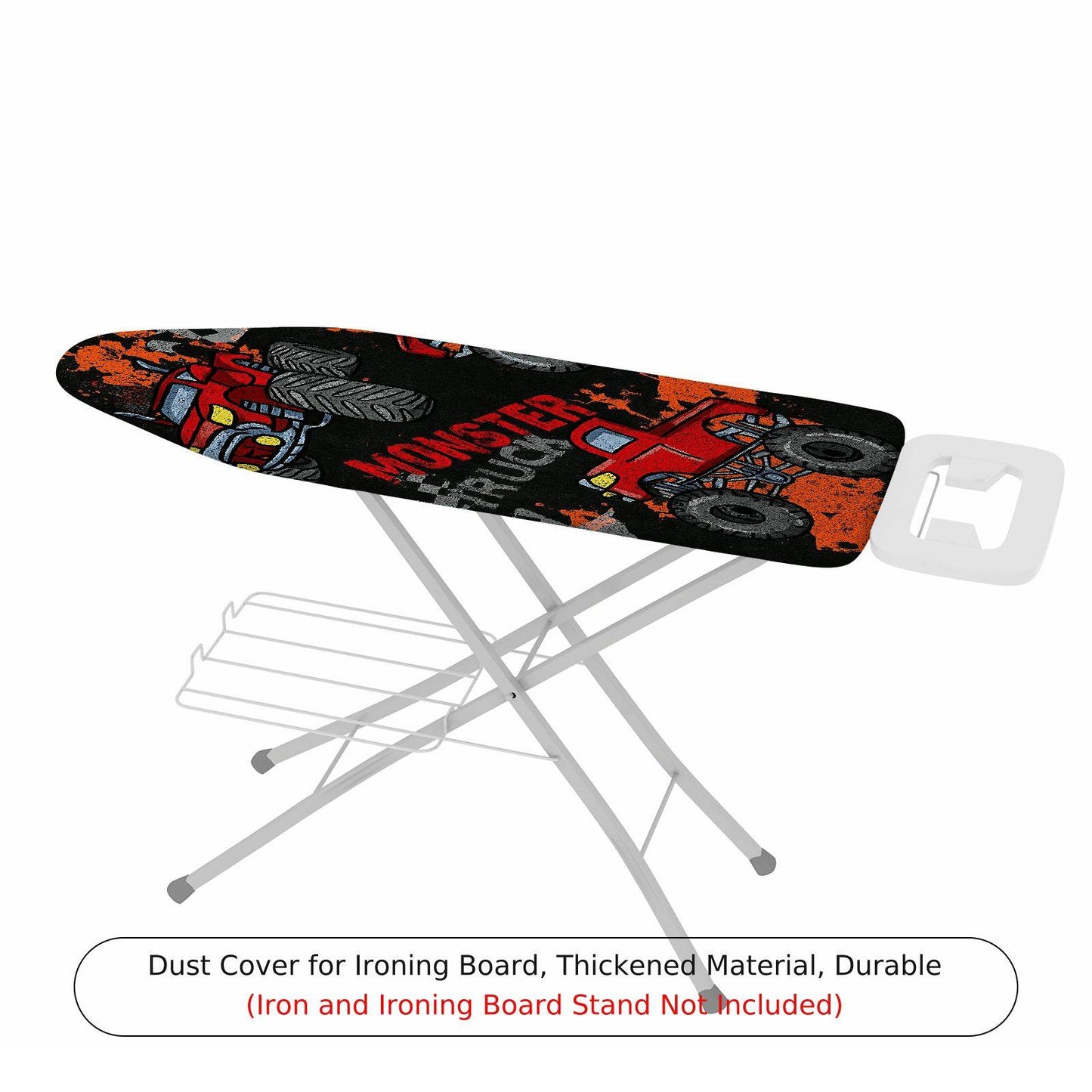 1-Piece Truck Pattern Fun Colorful  Ironing Board Cover, Universal Size, Without Board