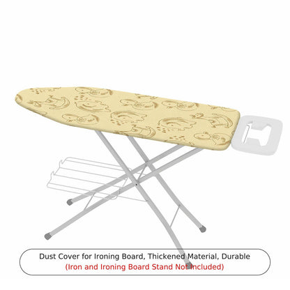 1-Piece Animal Beige  Ironing Board Cover, Universal Size, Without Board