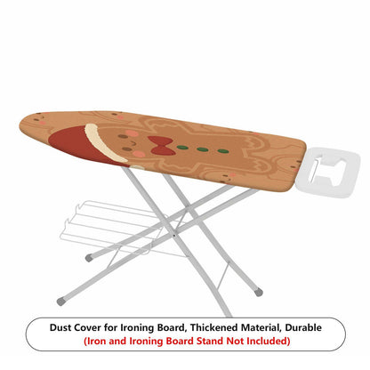 1-Piece Christmas Gingerbread Santa  Ironing Board Cover, Universal Size, Without Board