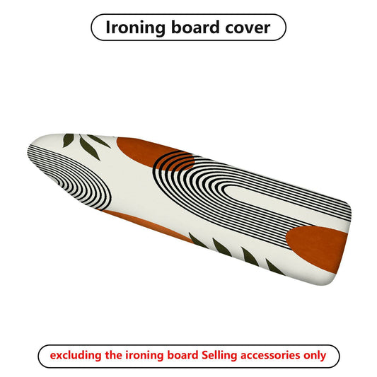 1-Piece Abstract Geometric Minimalist Art  Ironing Board Cover, Universal Size, Without Board