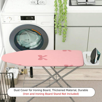 1-Piece Pink Bow Pattern Cute  Ironing Board Cover, Universal Size, Without Board