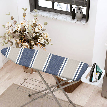 1-Piece Stripe Blue Beige Elegant  Ironing Board Cover, Universal Size, Without Board