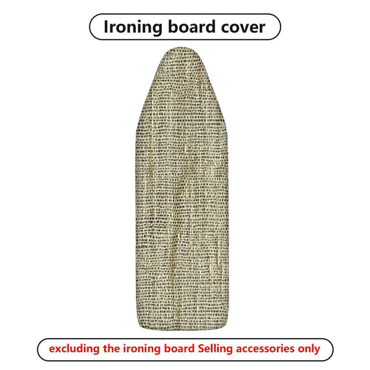 1-Piece Burlap Rustic Beige  Ironing Board Cover, Universal Size, Without Board