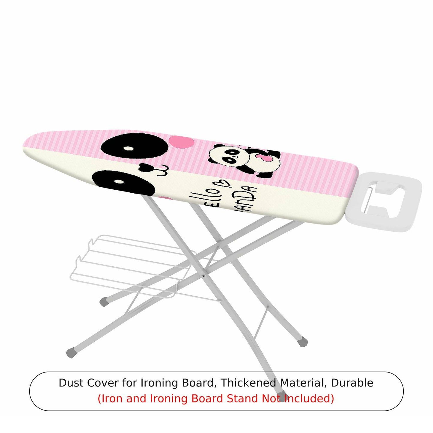1-Piece Panda Pink Cute  Ironing Board Cover, Universal Size, Without Board
