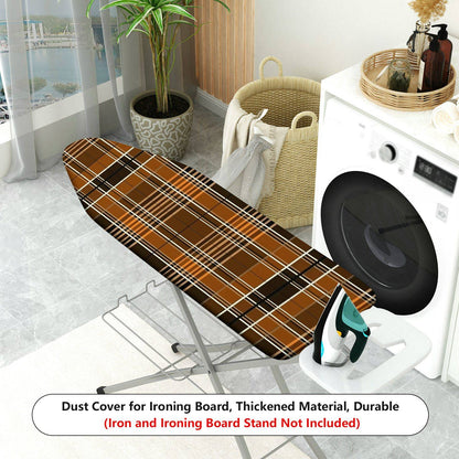 1-Piece Plaid Checkered Striped  Ironing Board Cover, Universal Size, Without Board