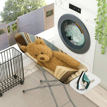 1-Piece Teddy Bear Cozy Cute  Ironing Board Cover, Universal Size, Without Board